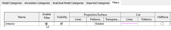 گزینه view filters در بخش view رویت 2021