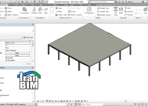 تصحیح اتصال floor یا slab به سازه در رویت