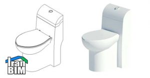 طراحی Family - توالت فرنگی ویستا واترجت مدل 63