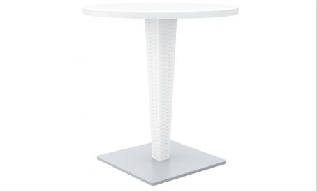 میز گرد با پایه آلو مینیومی با صفحه ورزالیت ریوا نظری0