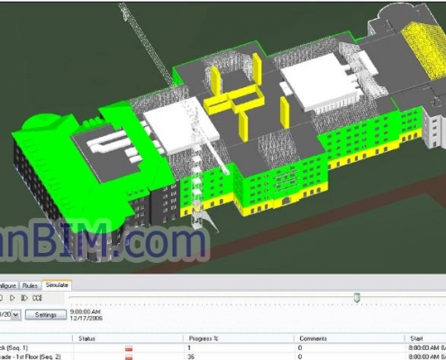 چگونه جدول زمانبندی در ناویس ورکس NAVISWORKS تهیه کنیم ؟
